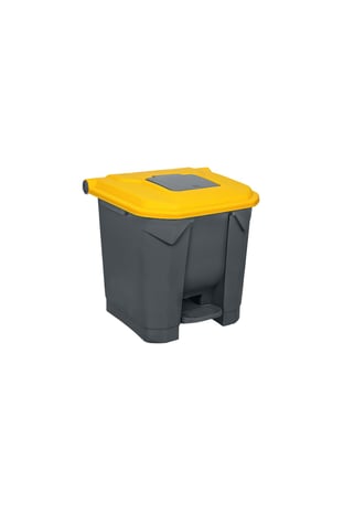 Çift Kapaklı Çöp Kovası 30 Litre - İç Kovalı