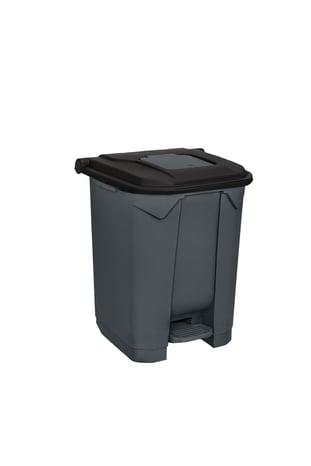 Çift Kapaklı Çöp Kovası 50 Litre - İç Kovalı