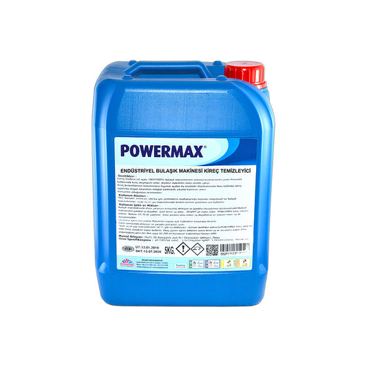 Powermax Endustriyel Bulaşık Makinesi Kireç Temizleyici 5 lt